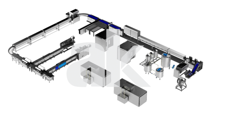 Muesli bar production line