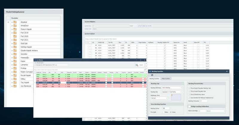FSD DOOR Parametrik Kapak ve Kapı Programı