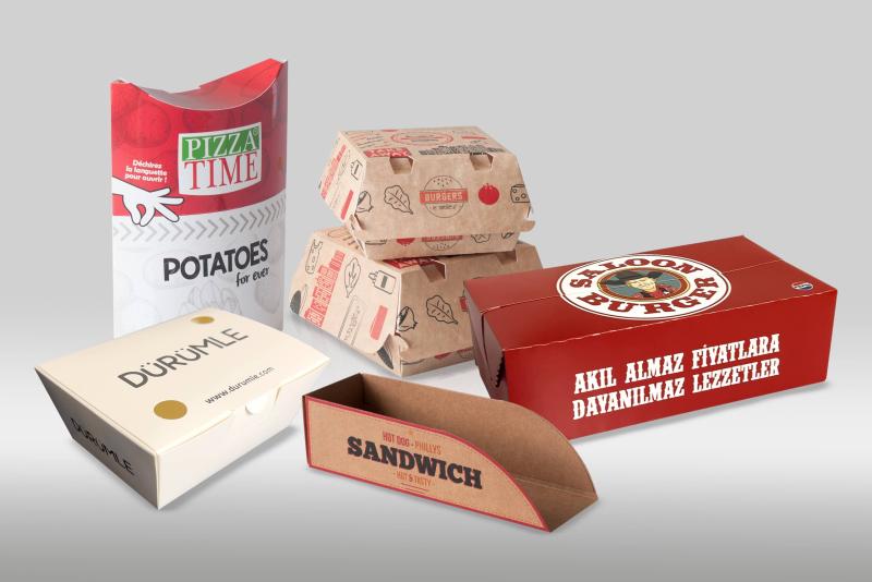 Hazır Yemek için Karton Ambalaj
