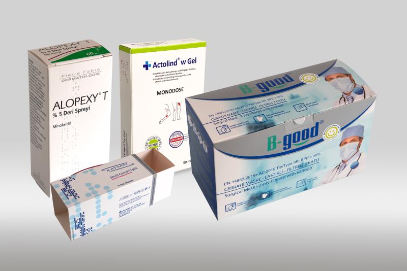 İlaç ve Medikal Ürünler için Karton Ambalaj