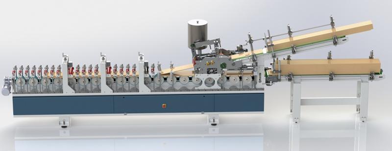 Otomati̇k Kasa Pres Ve Modüler Çita Yapiştirma Maki̇nesi̇ Monoblok 5M