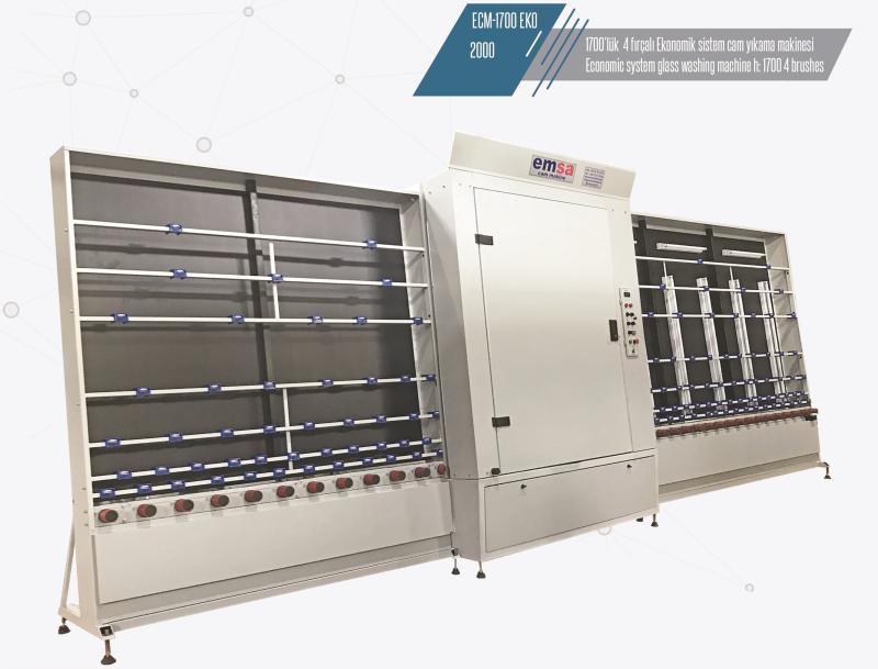 Economical Glass Washing Machine 4 brushes