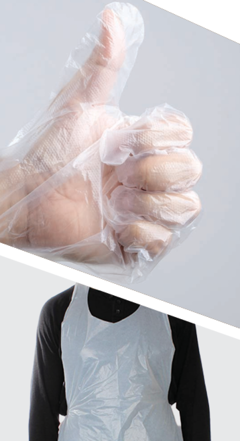 HDPE Eldiven &  P.E Tek kullanımlık Önlük