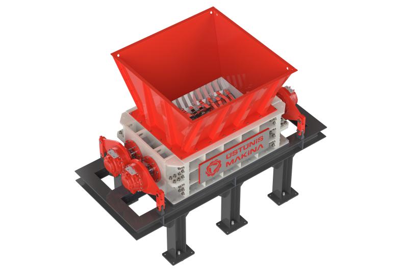 Çift Şaftlı Shredder | Ağır Hizmet Tipi Atık Parçalama Makineleri