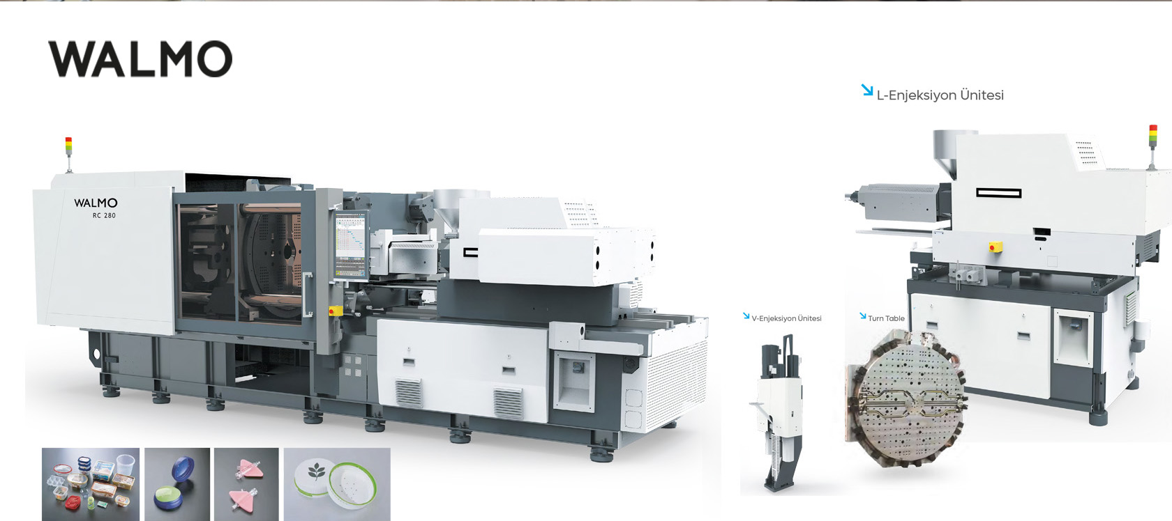Çift Renkli Elektrikli Enjeksiyon 400Ton -WALMO MACHINERY