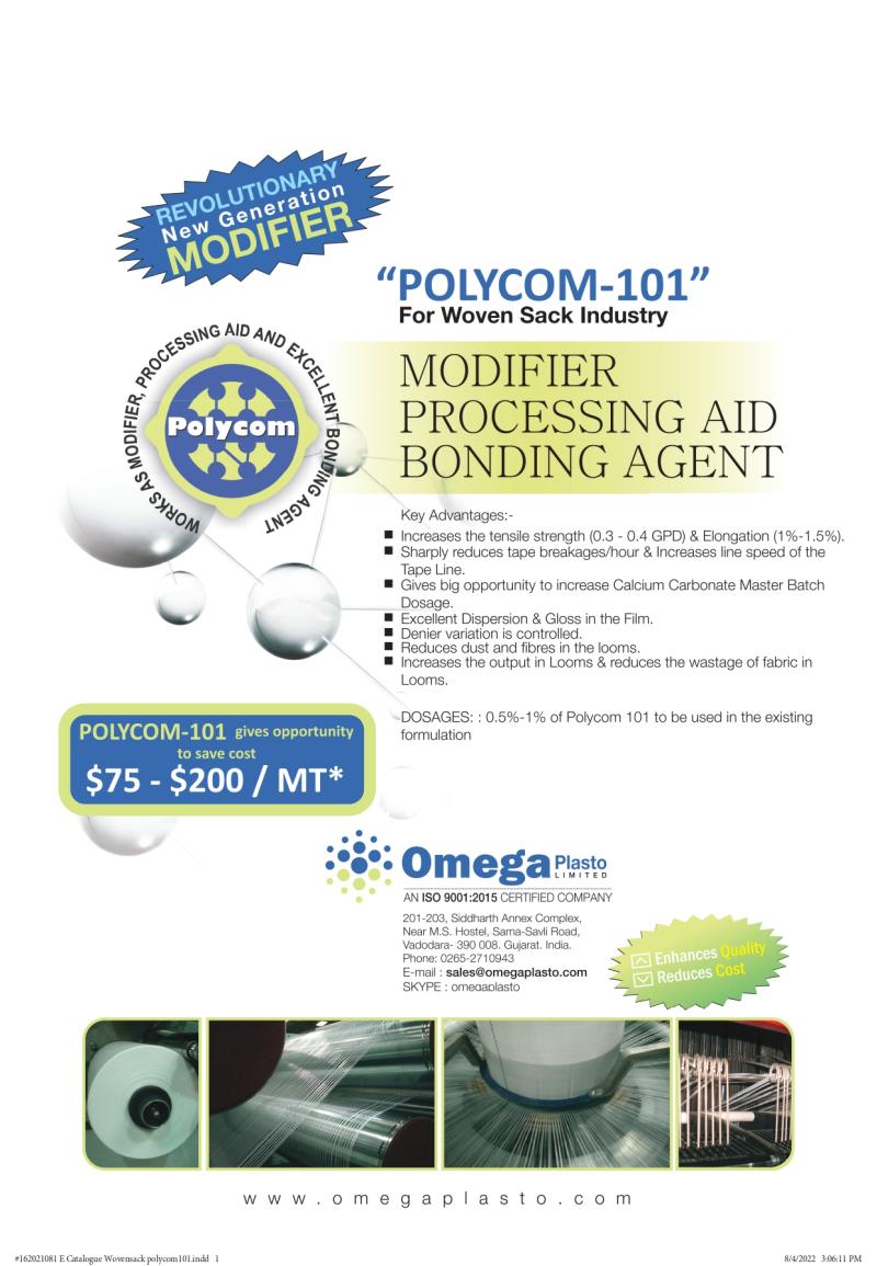 polycom-101 PP Çuval Sanayi İçin