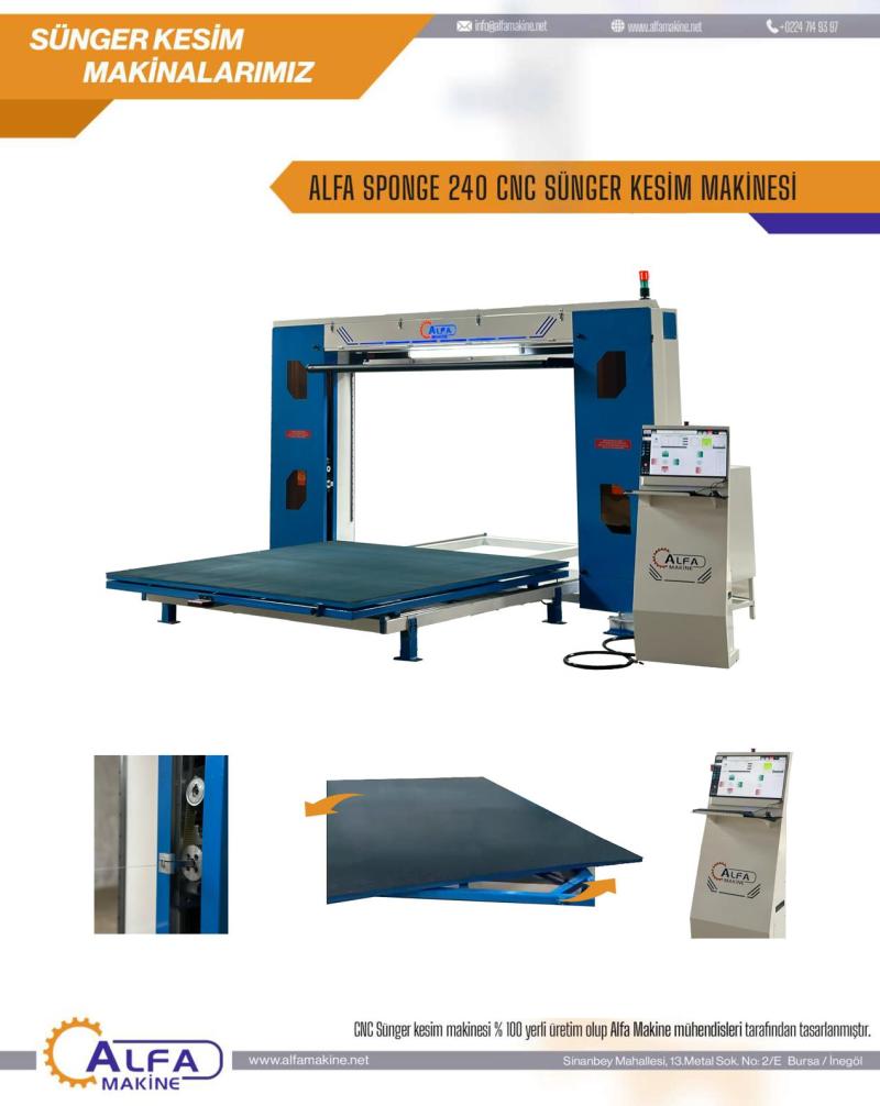 CNC SPONGE CUTTING MACHINE