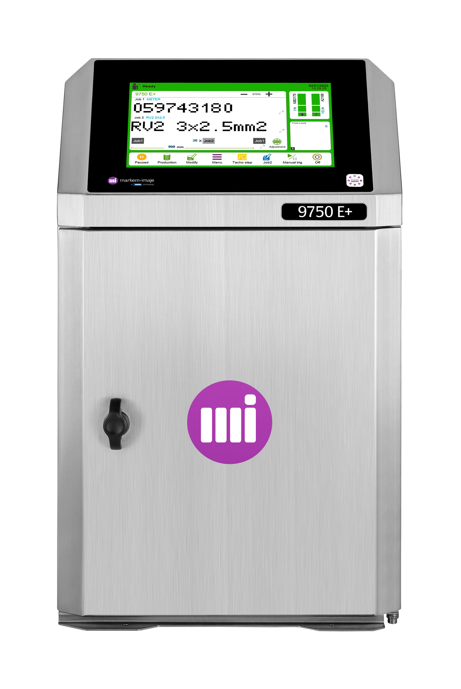 Markem-Imaje 9750E Serisi Inkjet (CIJ) Kodlama Makinaları