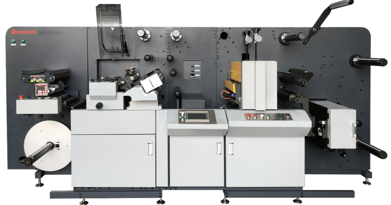 Brotech SDF-E Semi-rotary Etiket İşleme ve Sonlandırma Makinesi