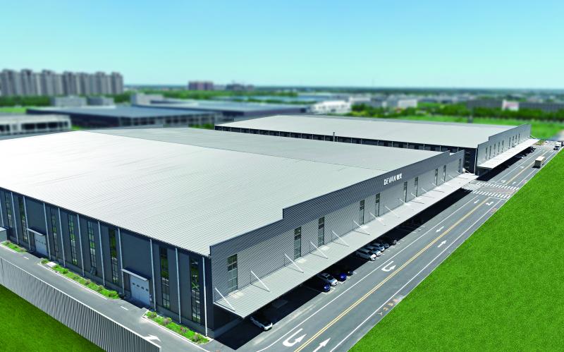The entire factory layout