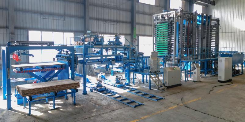 automatic film faced hot press