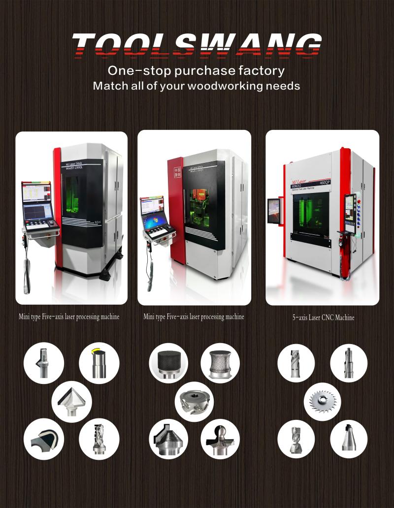 Superhard tool five-axis laser processing machine