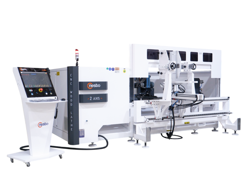 2 AXIS PRO CNC WOOD LATHE MACHINE