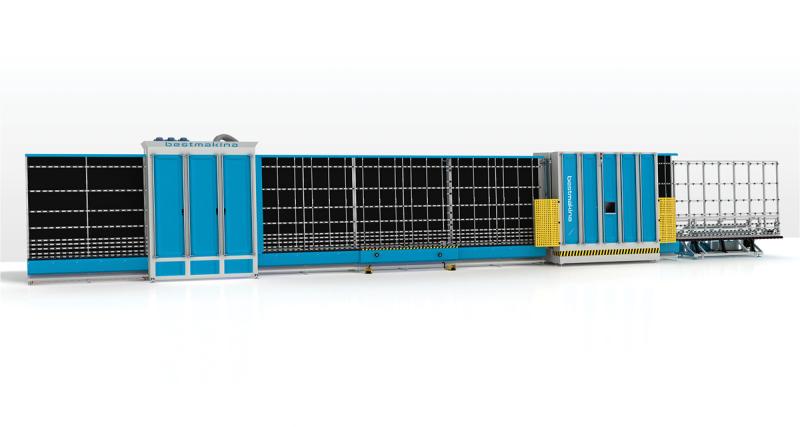 AUTOMATIC WASHING AND COMBINING LINE WITH SERVO MOTOR DRIVEN -GAS FILLING PRESS