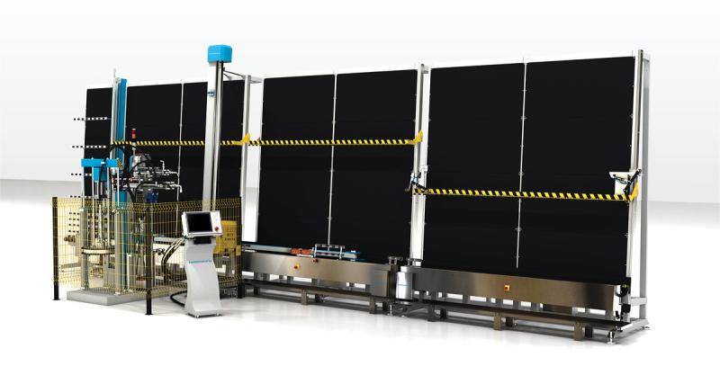 AUTOMATIC TWO COMPONENT EXTRUDER WITH SERVO MOTOR DRIVEN PUMP