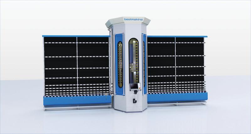 VERTICAL GLASS ARRISING MACHINE
