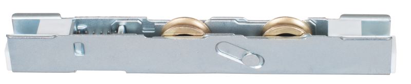 JAGGED STEEL BODY SLIDING ROLLER WITH DOUBLE STEEL WHEELS | Ø 20