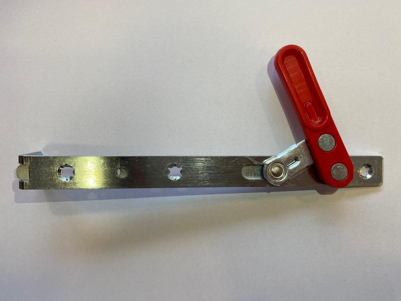 DOUBLE SASH SHOOT BOLT STEEL | RED