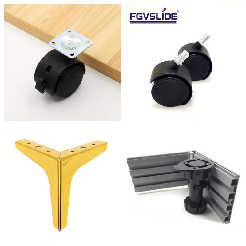 furniture legs and wheels