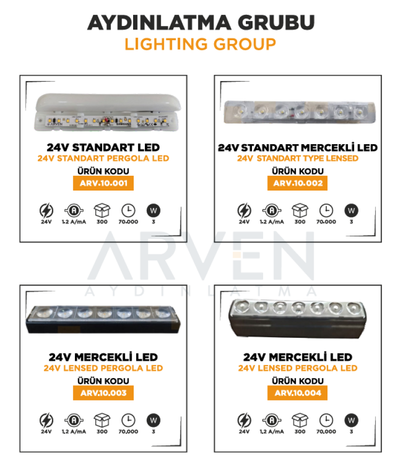 PERGOLA LİGHTİNG SET