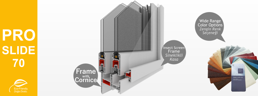 PROSLIDE-70 Series PVC Profiles