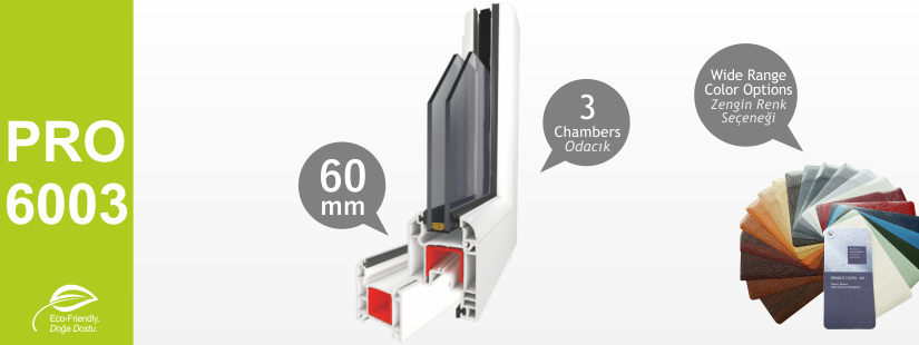 PRO6003 Series PVC Profiles
