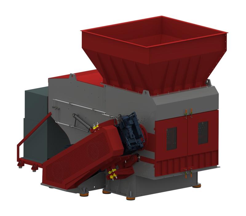 TEK ROTORLU SHREDDER