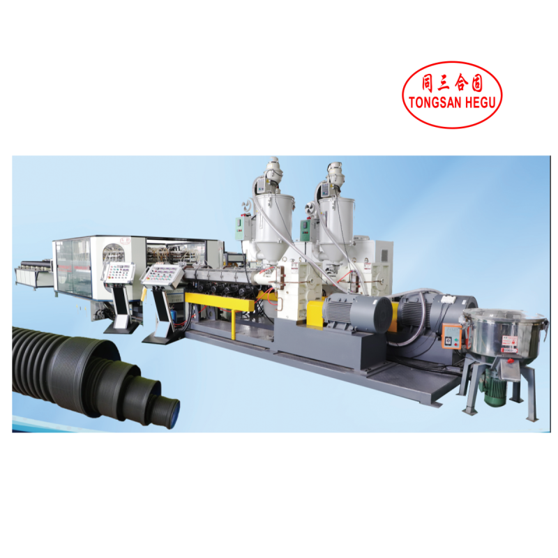 50-315mm HDPE Çift Duvarlı Oluklu Boru makinesi