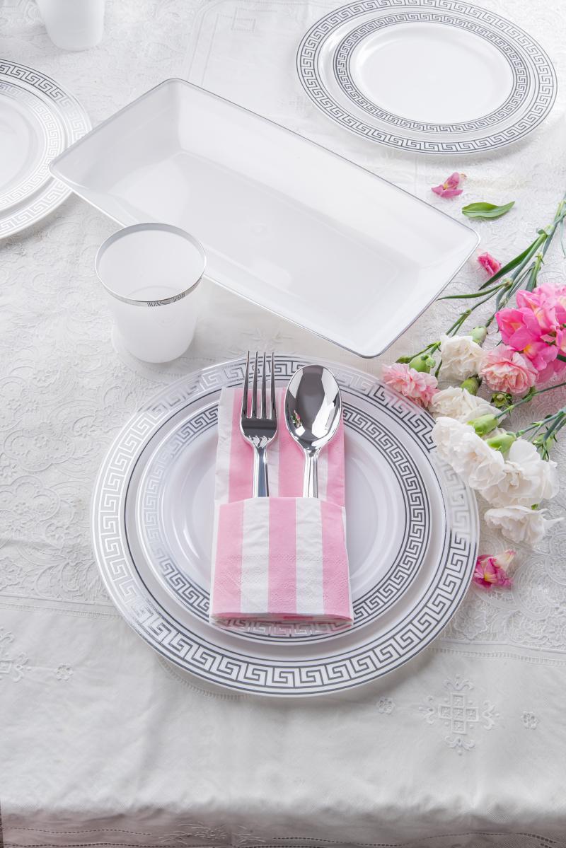 Almas Plate with Metallic Versace Design