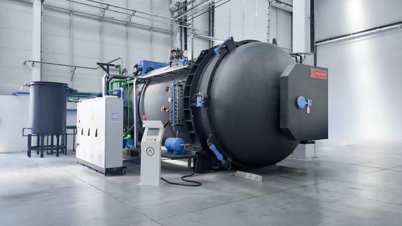 Glass lamination autoclave