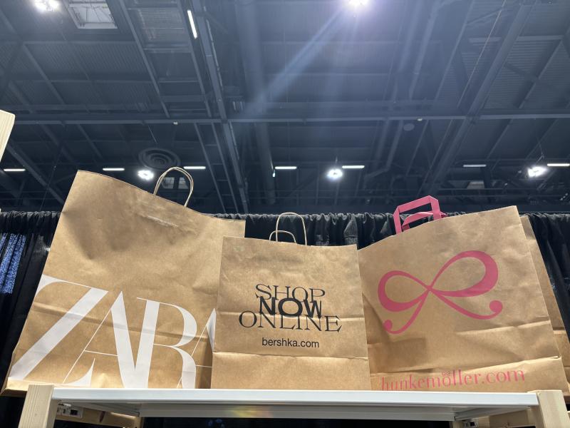 Paper bags and luxury bags