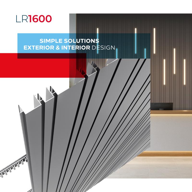 LR-1600 WALL-CEILING COVERING SYSTEM