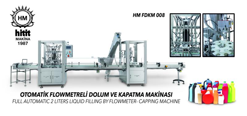 Otomatik Flowmetreli Dolum VE Kapatma Makinası