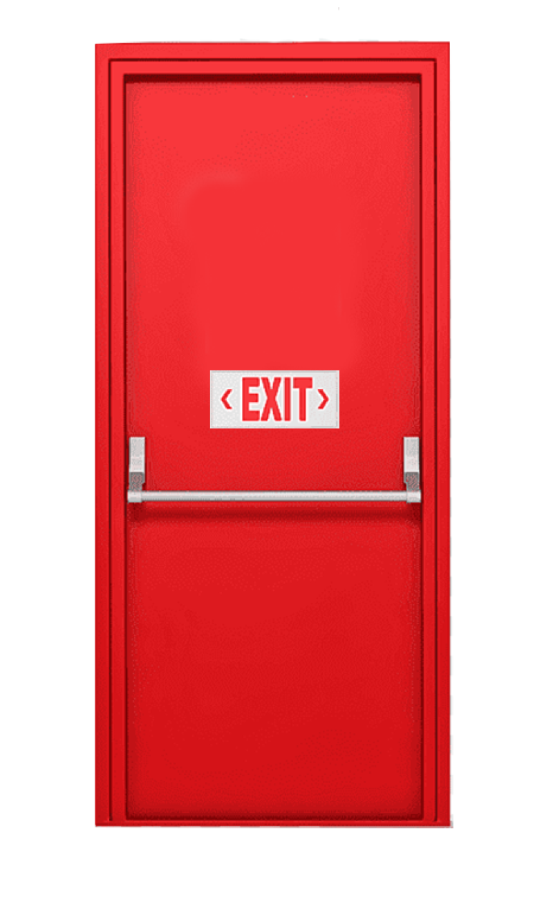 SINGLE WING FIRE DOOR