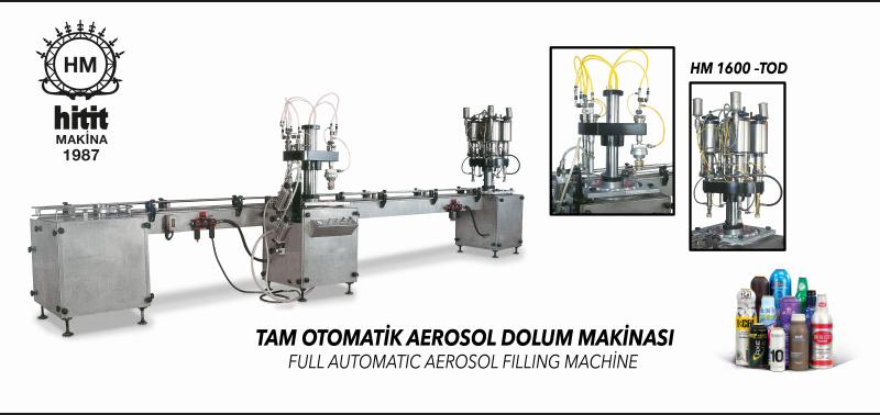 TAM OTOMATİK AEROSOL DOLUM MAKİNASI