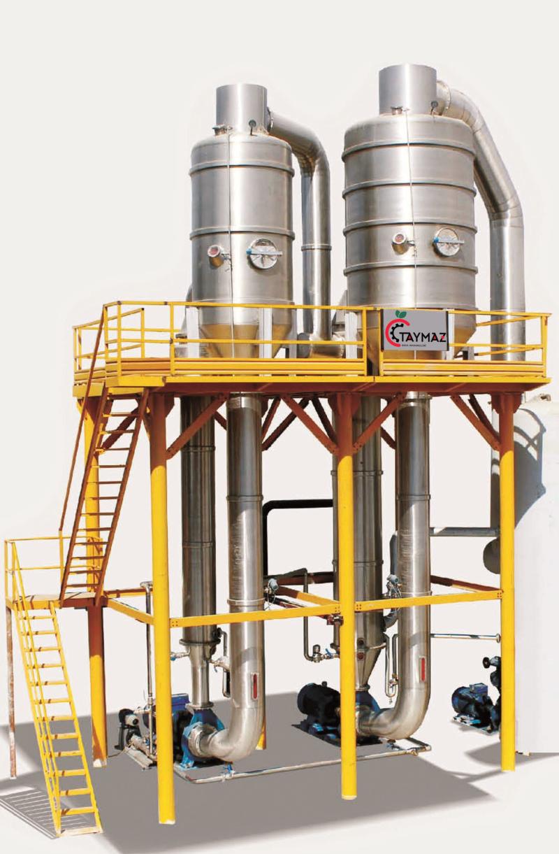 evaporator makinesi 300 ton/24 saatte