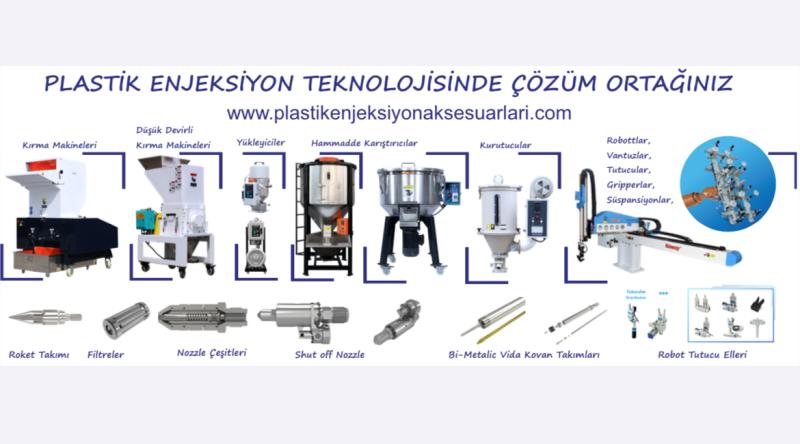 Plastik enjeksiyon ve Ekstrüder ekipmanları