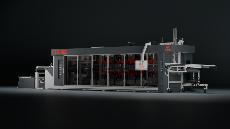 GTS900 İSTASYONLU TERMOFORM MAKİNESİ