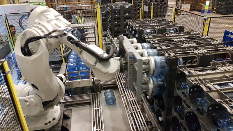 ROBOTLU PALETLEME HATTI