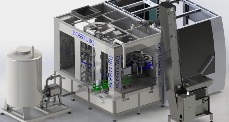 BOSS-ER-MB 5-10 LT 5500 ÇALKALAMA DOLUM KAPATMA MAKİNESİ 3IN1
