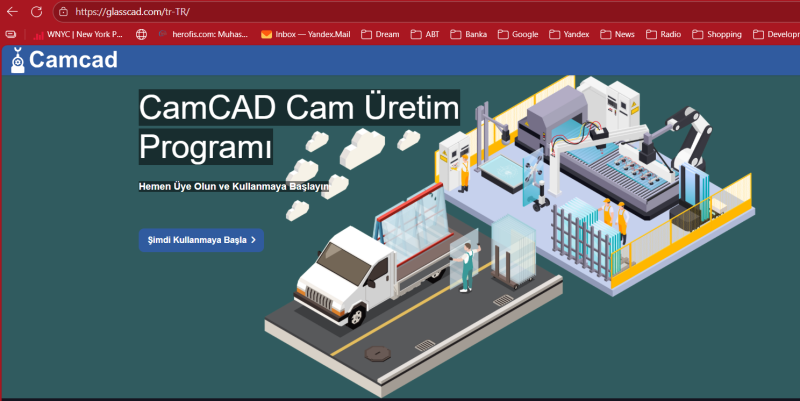 GlassCAD Cam Üretim Otomasyonu