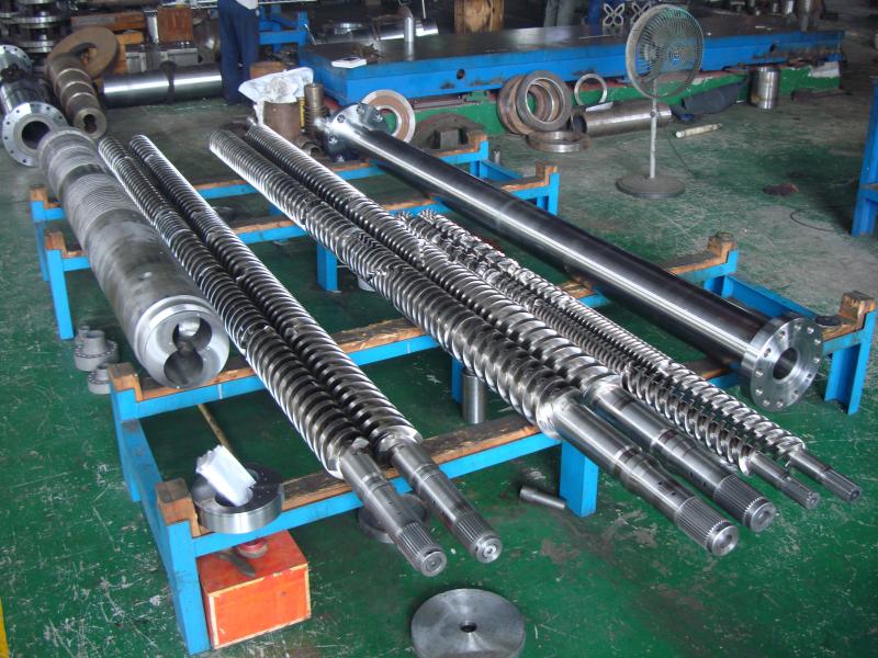 Conical/Parallel twin barrel screw