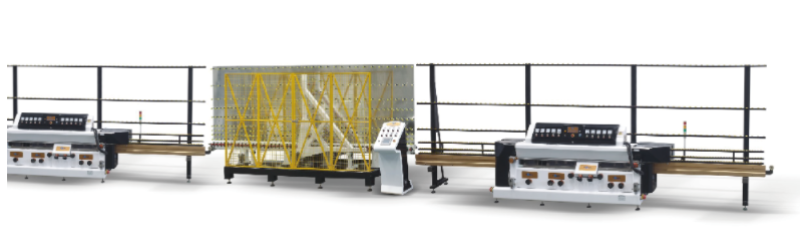 Glass single edger line