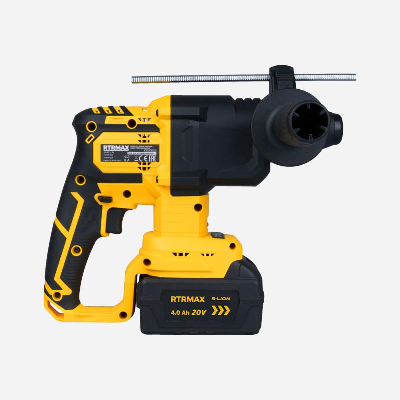 KÖMÜRSÜZ AKÜLÜ KIRICI-DELİCİ 1.8 JUL 20MM 2x4 Ah AKÜ RTRMAX S-LION