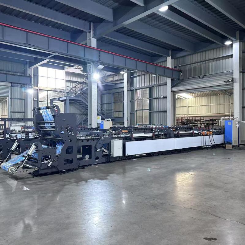 quad sealing with zipper pouch bag making machine