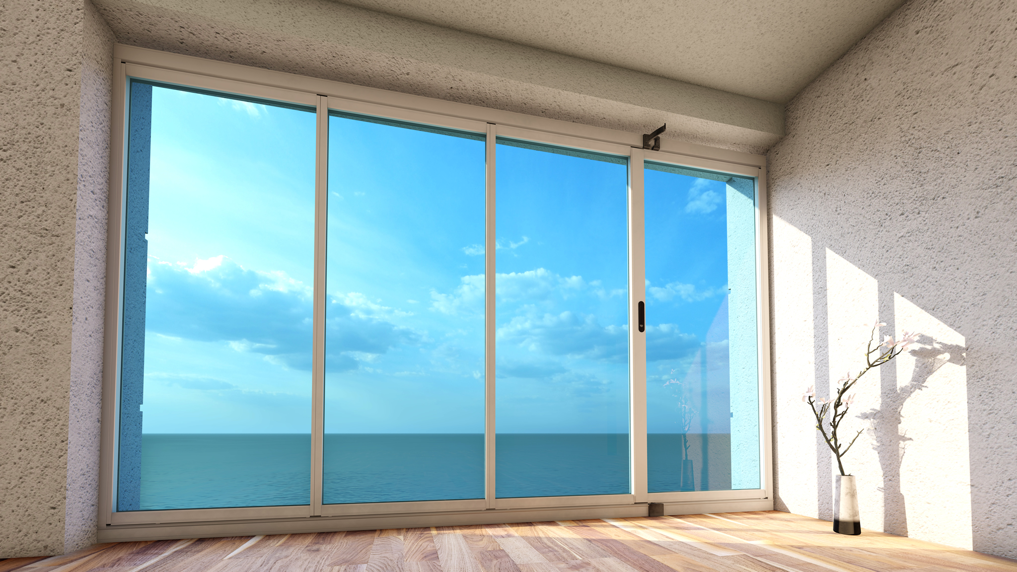 PRO GOLD FOLDING GLASS BALCONY