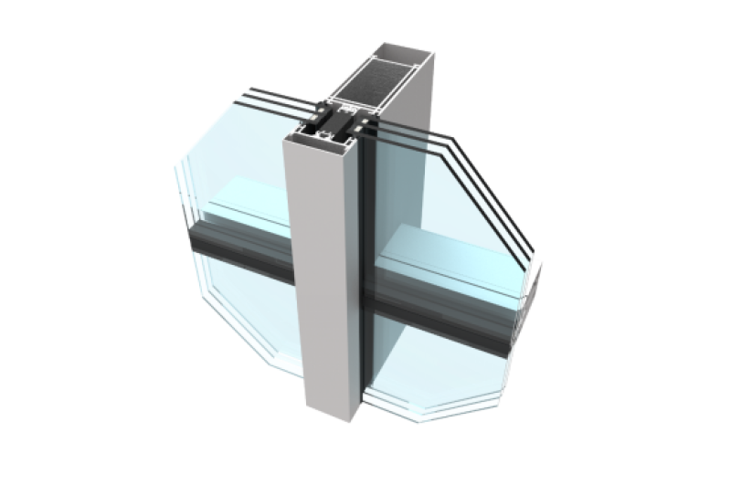 Aluminum Alloy Polyurethane Composite Curtain Wall