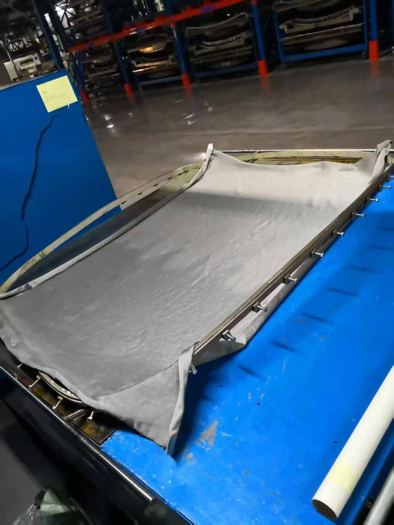 Stainless steel fiber mold cloth  covering