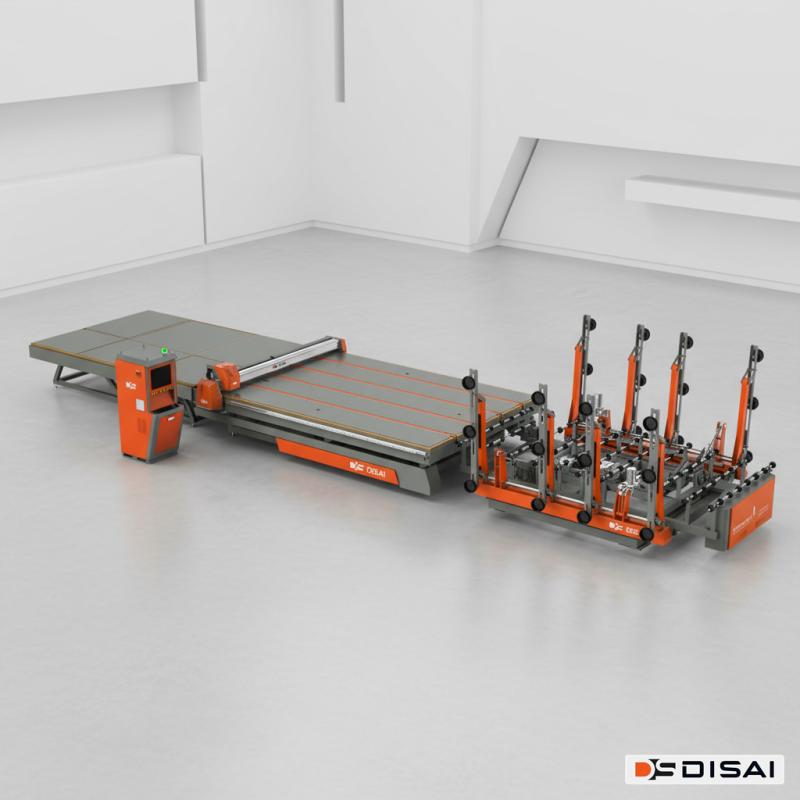 AUTOMATIC GLASS CUTTING MACHINE(THREE-SECTION)