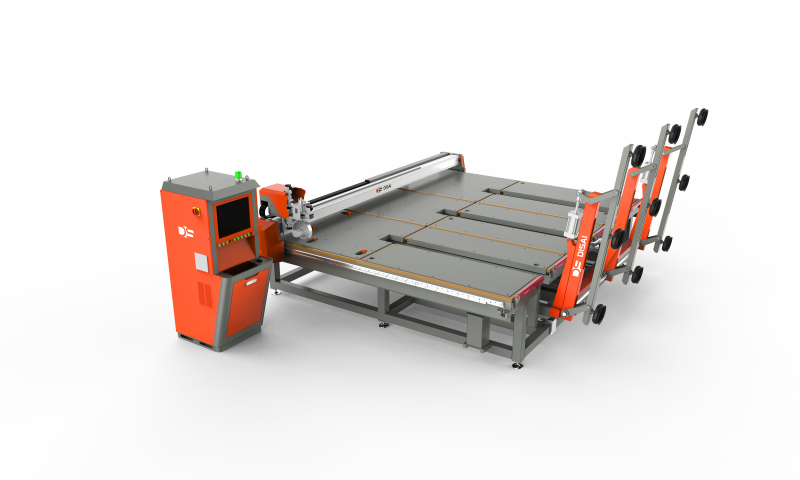 INTEGRATED GLASS CUTTING TABLE(AUTOMATIC LOADING)